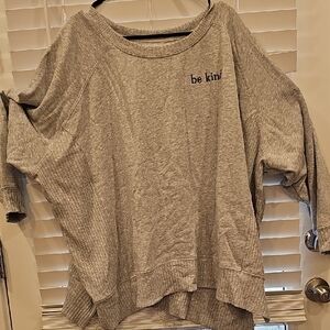Maurices Heather Gray Knit Top